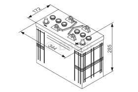 BOSCH 0092T30400 - BATERIA DE ARRANQUE PB