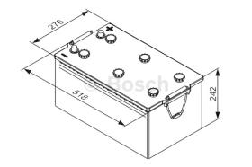 BOSCH 0092T30800 - BATERIA DE ARRANQUE PB