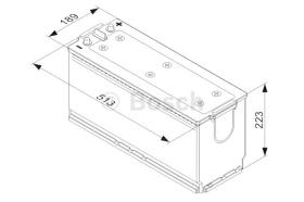 BOSCH 0092T40760 - BATERIA DE ARRANQUE PB