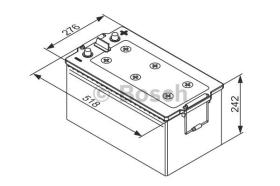 BOSCH 0092TE0800 - BATERIAS(12V)BOSCH TE(EFB)-VEH.IND.