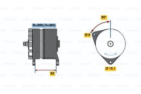 BOSCH 0120468019 - ALTERNADOR