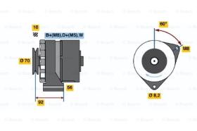 BOSCH 0120468120 - ALTERNADOR