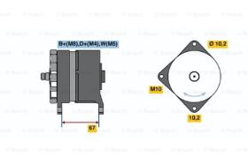 BOSCH 0120468131 - ALTERNADOR