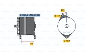 BOSCH 0120469113 - ALTERNADOR