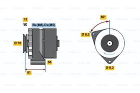 BOSCH 0120469758 - ALTERNADOR N1-469758