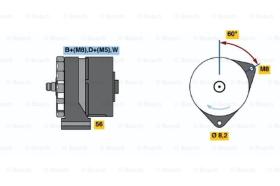 BOSCH 0120469933 - ALTERNADOR