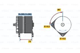 BOSCH 0120469984 - ALTERNADOR