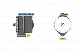 BOSCH 0120484011 - ALTERNADOR