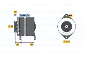 BOSCH 0120488302 - ALTERNADOR