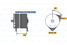 BOSCH 0120689536 - ALTERNADOR