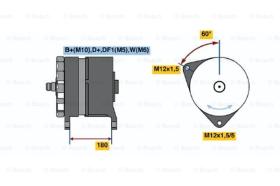 BOSCH 0120689547 - ALTERNADOR