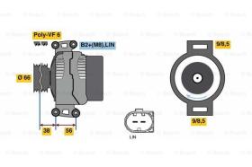 BOSCH 0121715178 - ALTERNADOR