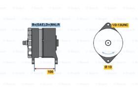 BOSCH 0122469003 - ALTERNADOR