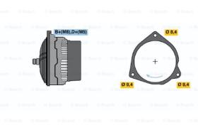 BOSCH 0123105002 - ALTERNADOR