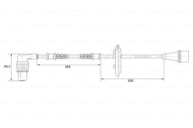 BOSCH 0265001282 - SENSOR GIRO DE RUEDA