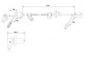 BOSCH 0265001296 - SENSOR GIRO DE RUEDA