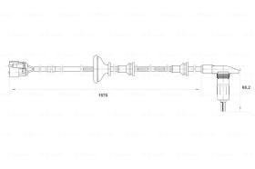 BOSCH 0265001380 - SENSOR GIRO DE RUEDA