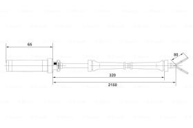 BOSCH 0265004009 - SENSOR GIRO DE RUEDA