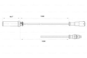 BOSCH 0265004015 - SENSOR GIRO DE RUEDA