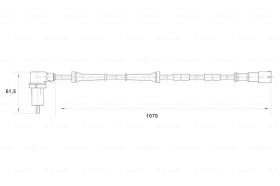 BOSCH 0265006139 - SENSOR GIRO DE RUEDA