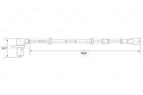 BOSCH 0265006162 - SENSOR GIRO DE RUEDA