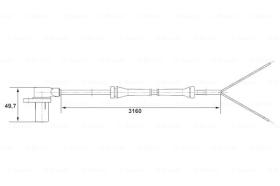 BOSCH 0265006195 - SENSOR GIRO DE RUEDA