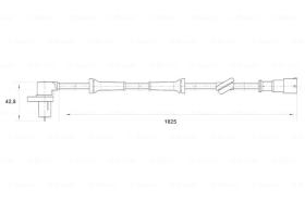 BOSCH 0265006197 - SENSOR GIRO DE RUEDA