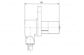 BOSCH 0265006232 - SENSOR GIRO DE RUEDA