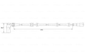 BOSCH 0265006282 - SENSOR GIRO DE RUEDA