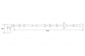 BOSCH 0265006305 - SENSOR GIRO DE RUEDA