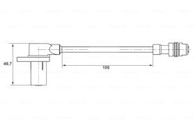 BOSCH 0265006344 - SENSOR GIRO DE RUEDA