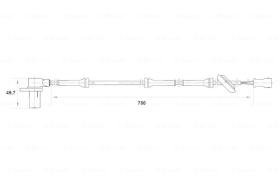 BOSCH 0265006569 - SENSOR GIRO DE RUEDA