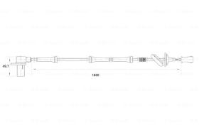 BOSCH 0265006573 - SENSOR GIRO DE RUEDA