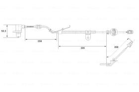 BOSCH 0265006674 - SENSOR GIRO DE RUEDA