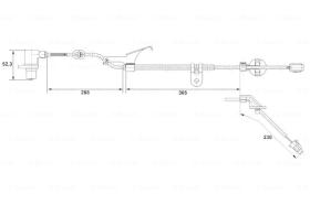 BOSCH 0265006675 - SENSOR GIRO DE RUEDA