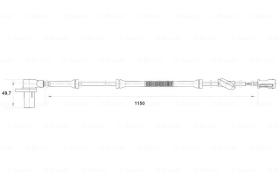 BOSCH 0265006681 - SENSOR GIRO DE RUEDA