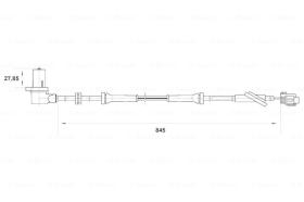 BOSCH 0265006702 - SENSOR GIRO DE RUEDA