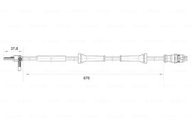 BOSCH 0265007045 - SENSOR GIRO DE RUEDA