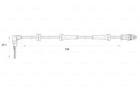 BOSCH 0265007070 - SENSOR GIRO DE RUEDA