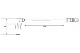 BOSCH 0265007439 - SENSOR GIRO DE RUEDA