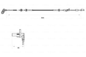 BOSCH 0265007552 - SENSOR GIRO DE RUEDA