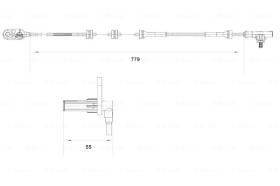 BOSCH 0265007632 - SENSOR GIRO DE RUEDA