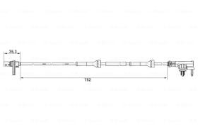 BOSCH 0265007638 - SENSOR GIRO DE RUEDA