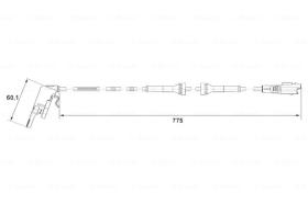 BOSCH 0265007664 - SENSOR GIRO DE RUEDA