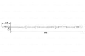 BOSCH 0265007790 - SENSOR GIRO DE RUEDA