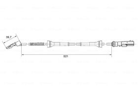 BOSCH 0265007937 - SENSOR GIRO DE RUEDA