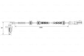 BOSCH 0265008296 - SENSOR GIRO DE RUEDA