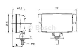 BOSCH 0306407001 - FARO DE LUZ DE CARRETERA