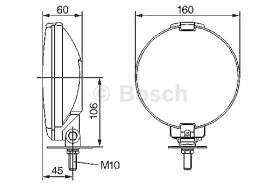 BOSCH 0306606001 - FARO DE LUZ DE CARRETERA