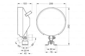 BOSCH 0306980004 - FARO DE TRABAJO